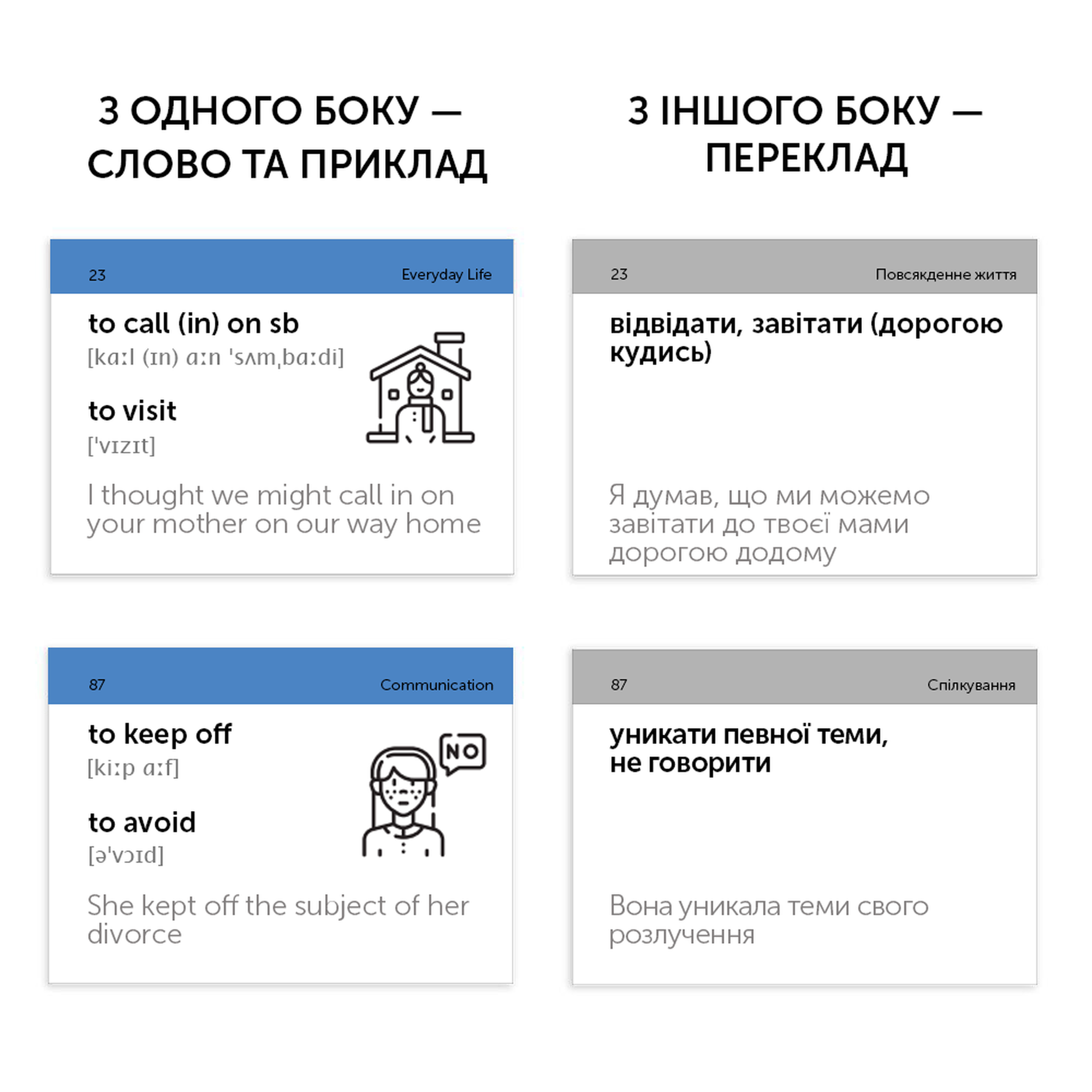 Карточки по английскому языку "Phrasal Verbs" В2-С1, 500 шт(а), 591225980 2