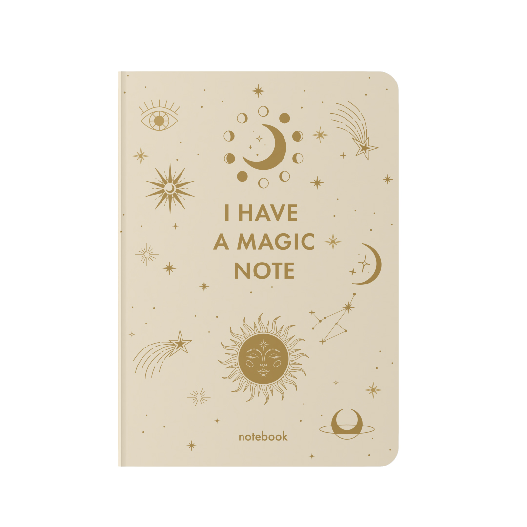 Блокнот "I have MAGIC plan" бежевый, orner-2164
