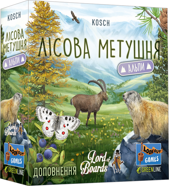 Настільна гра "Лісова Метушня. Альпи", Lord of Boards