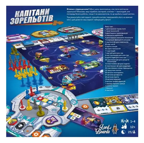 Настольная игра "Капитаны Звездолетов", Lord of Boards 4