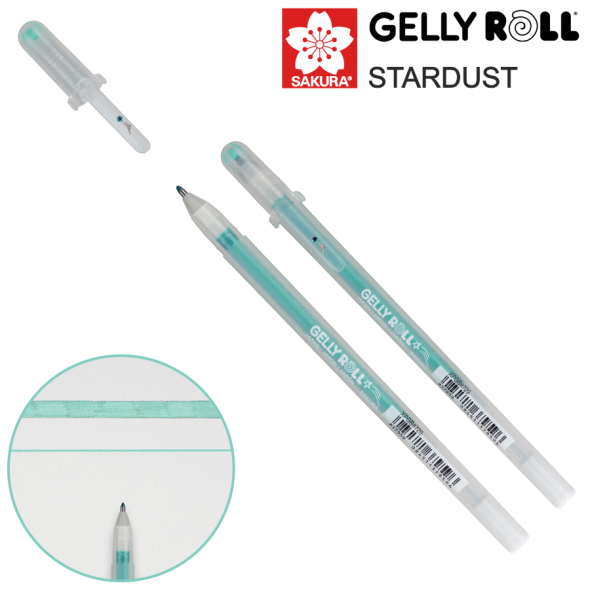 Ручка гелева Stardust Gelly Roll, Зелений, Sakura