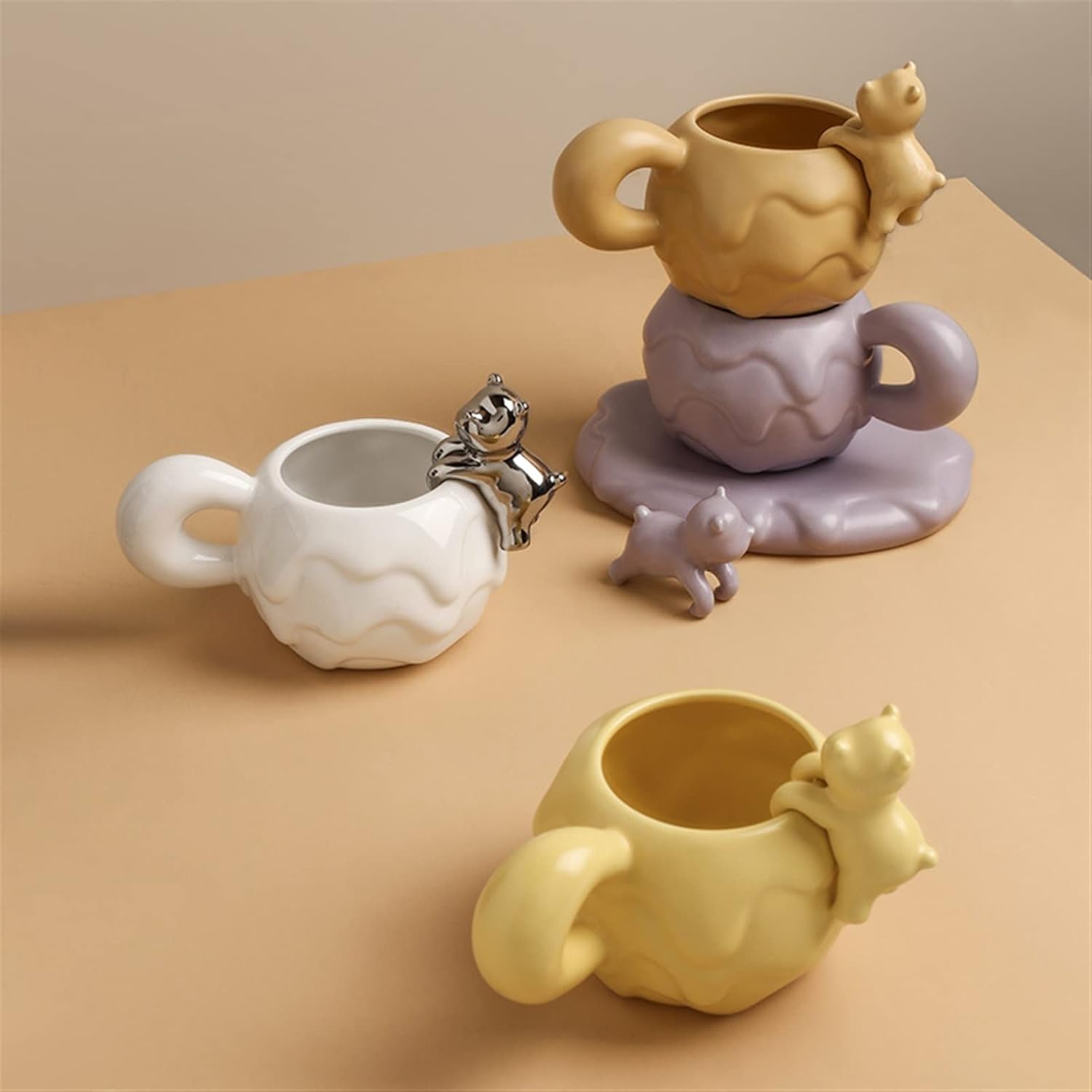 Керамическая чашка с блюдцем, 30000868 2