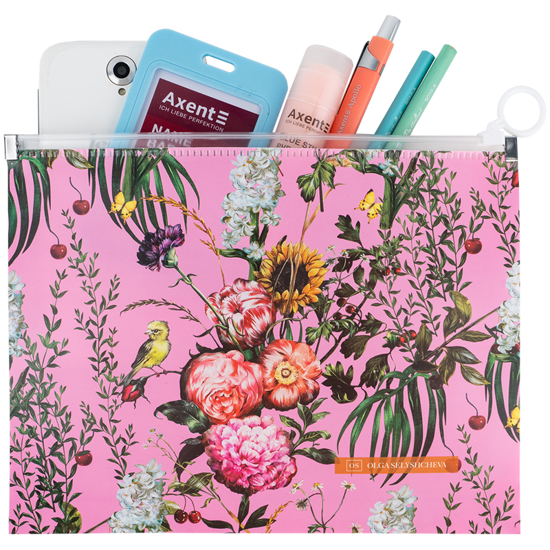Папка на блискавці А5+, zip-lock, OS Summer, 1498-34-A 2