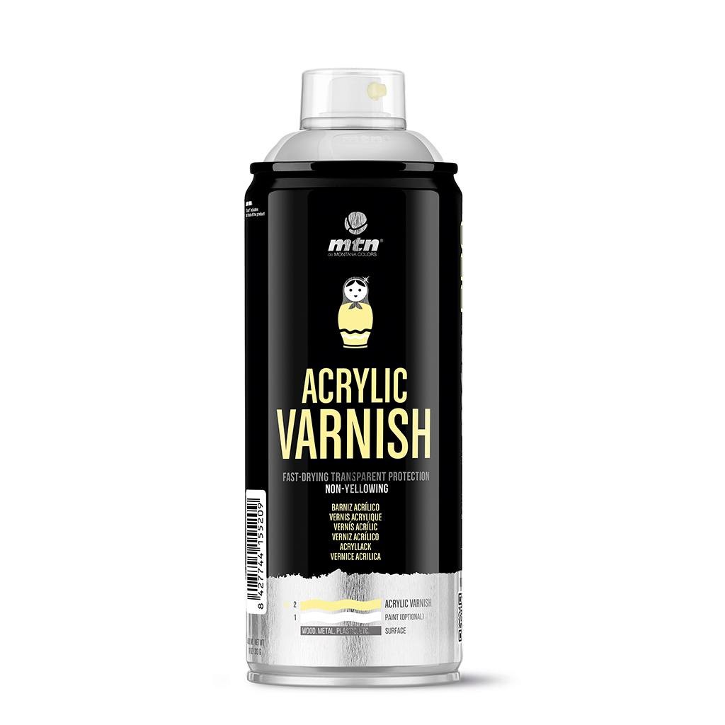 Аерозольний лак MTN PRO Varnish Acrylic Satinado R-909 400 мл, EX014PR0909