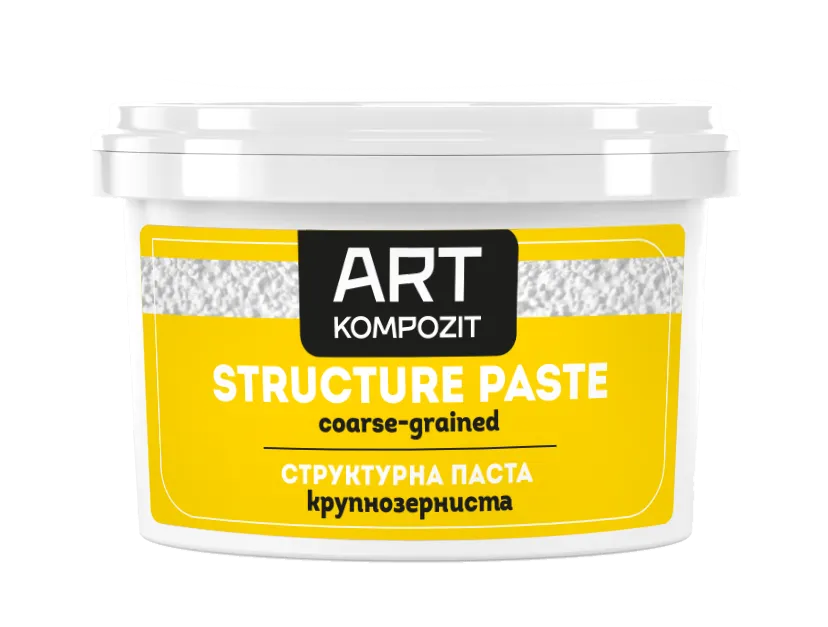 Паста структурна крупнозерниста "ART Kompozit" 0,3 л, біла