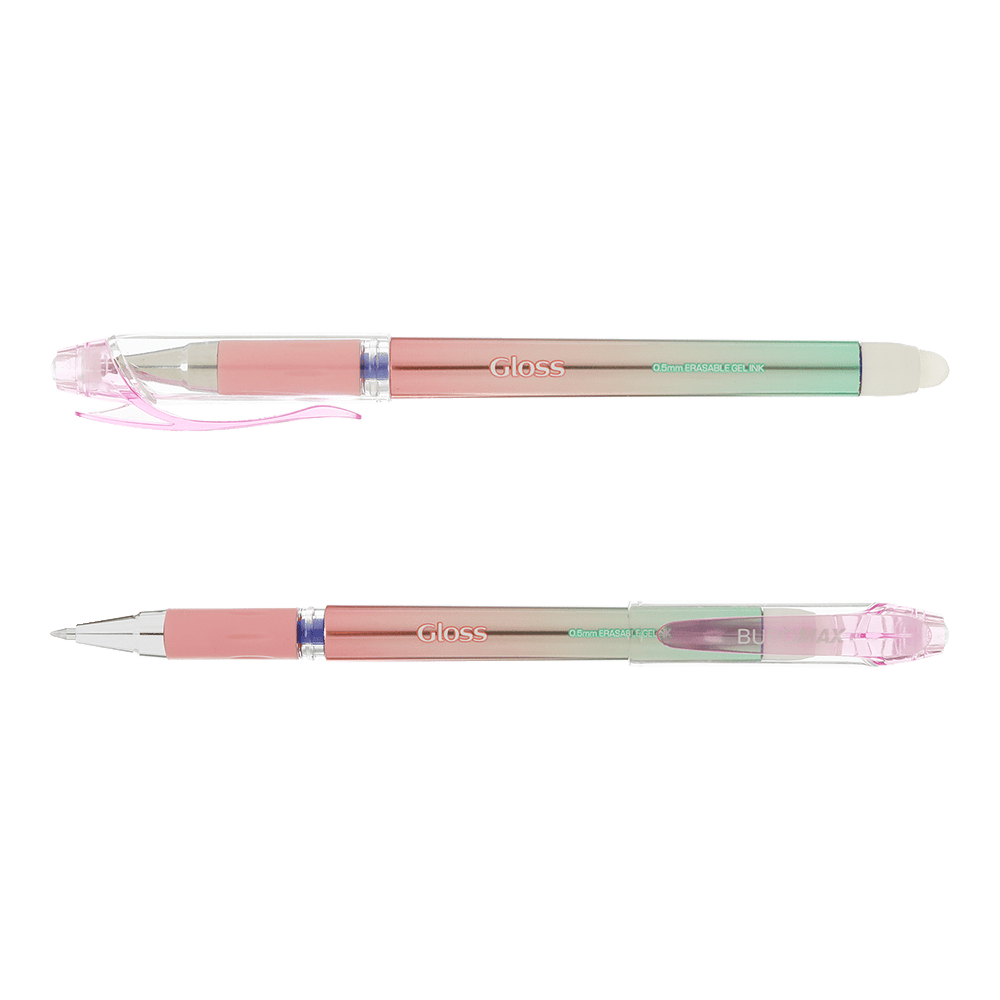 Ручка гелева "пиши-стирай" Gloss, синій, 0,5 мм, BM.8312-01