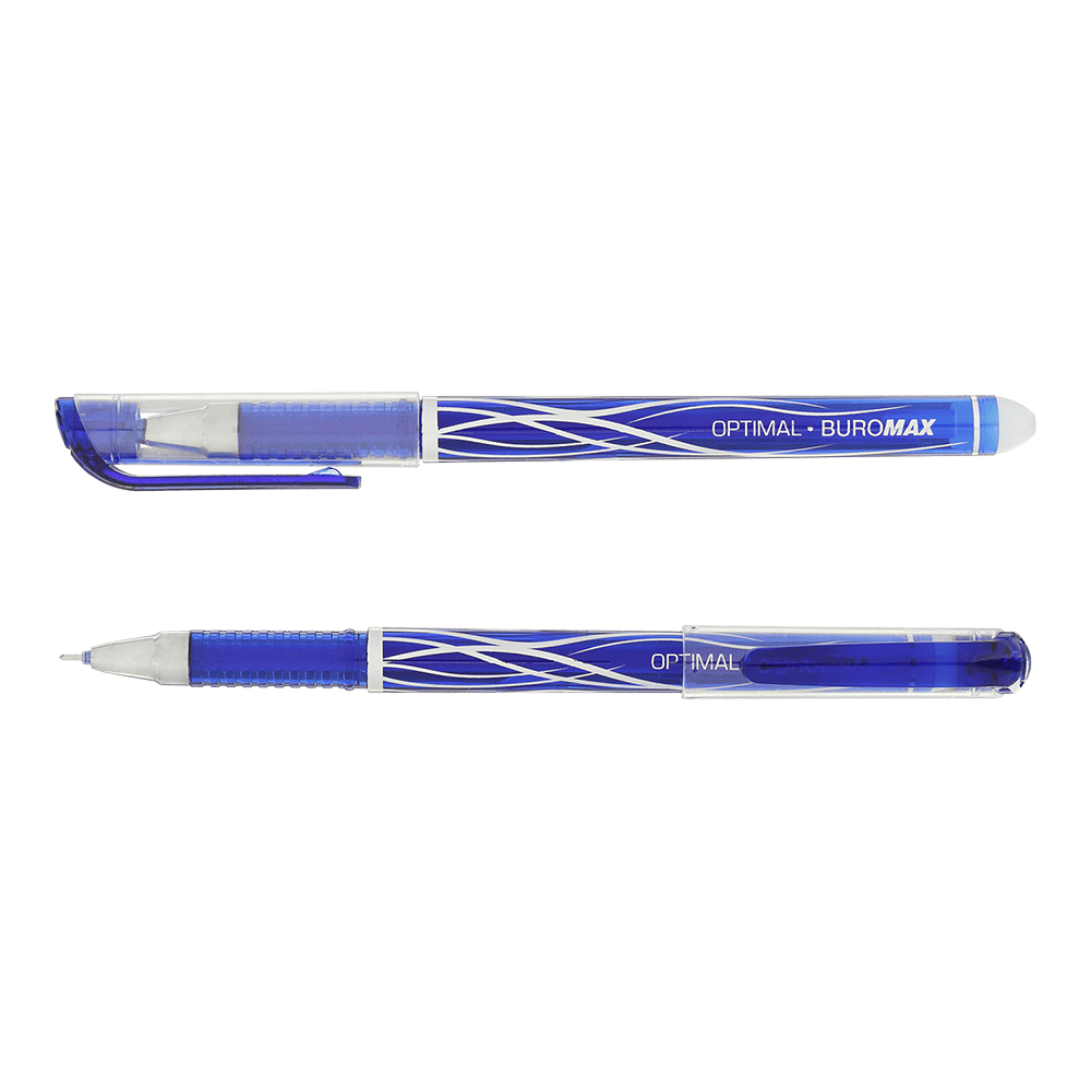 Ручка гелева "пиши-стирай" Optimal, синій, 0,5 мм, BM.8315-01