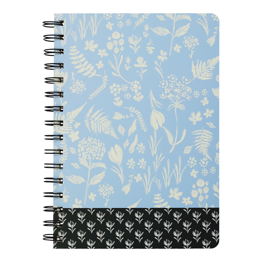 Книга для заметок А5 96 л "Elegant", кл, тв. картонная обложка, голубая, BM.24572113-14
