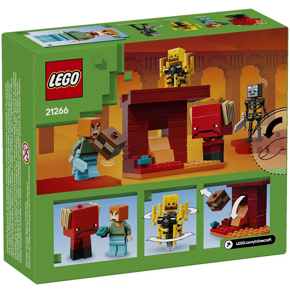 Конструктор Lego Minecraft "Битва з лавою у Незері", 21266 1