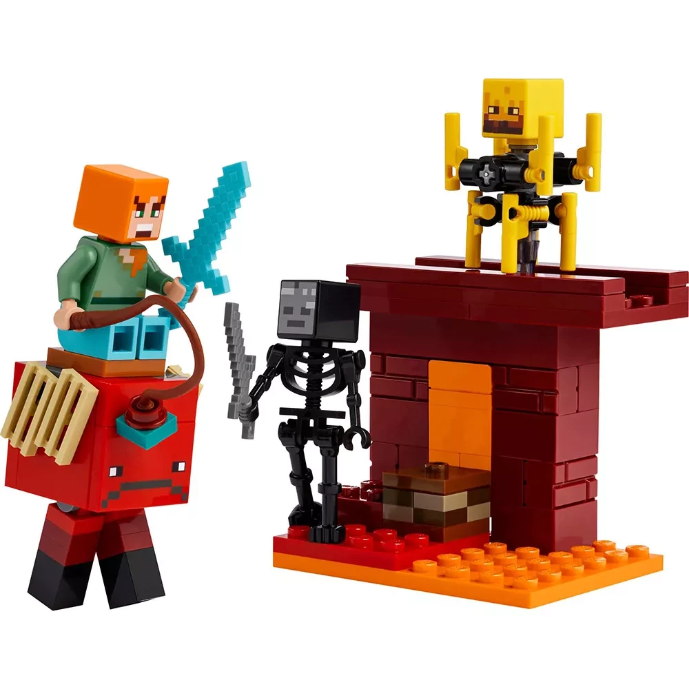 Конструктор Lego Minecraft "Битва з лавою у Незері", 21266 2