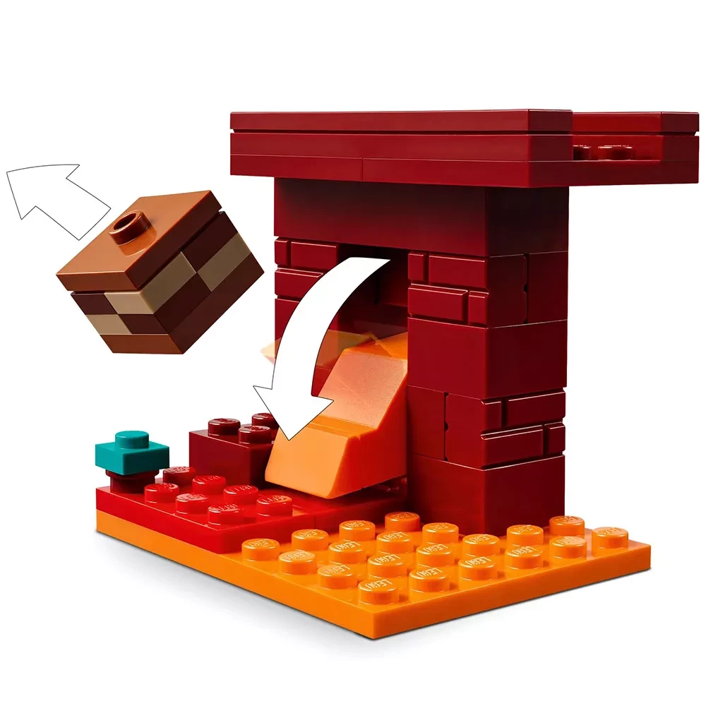 Конструктор Lego Minecraft "Битва з лавою у Незері", 21266 5