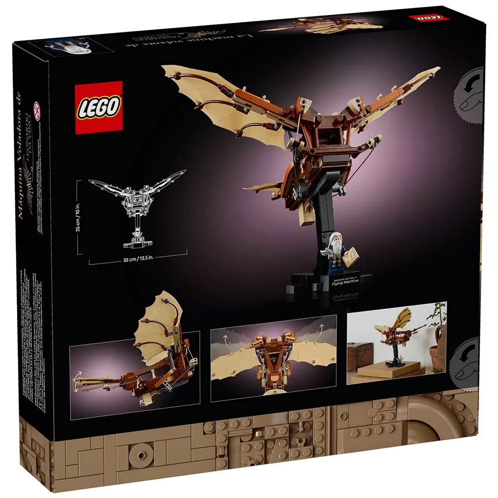 Конструктор Lego Icons "Летательный аппарат Леонардо да Винчи", 10363 1