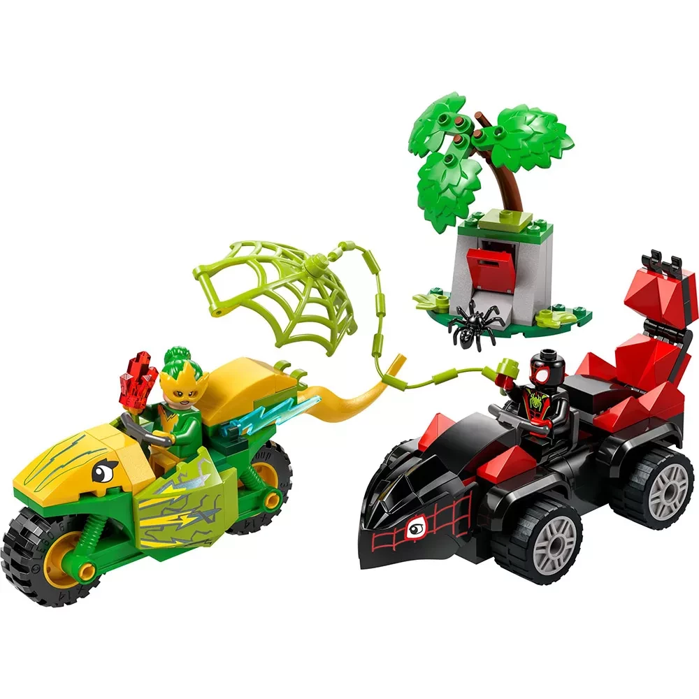 Конструктор Lego Marvel "Перегони на електромобілях з динозаврами", 11198 2