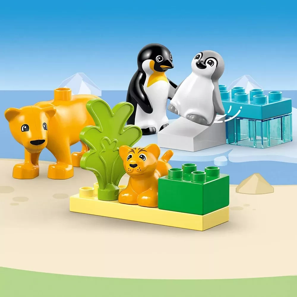 Конструктор Lego Duplo "Сімейства диких тварин: Пінгвіни та Леви", 10442 5