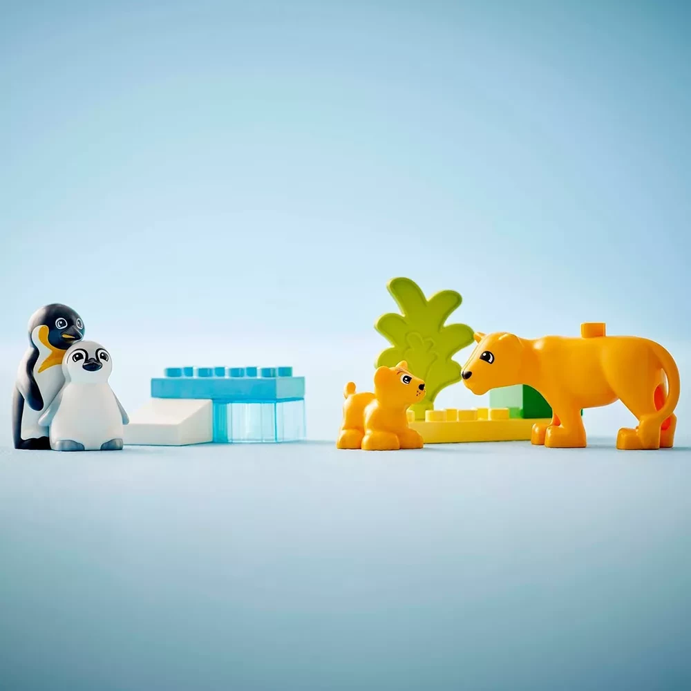 Конструктор Lego Duplo "Сімейства диких тварин: Пінгвіни та Леви", 10442 8