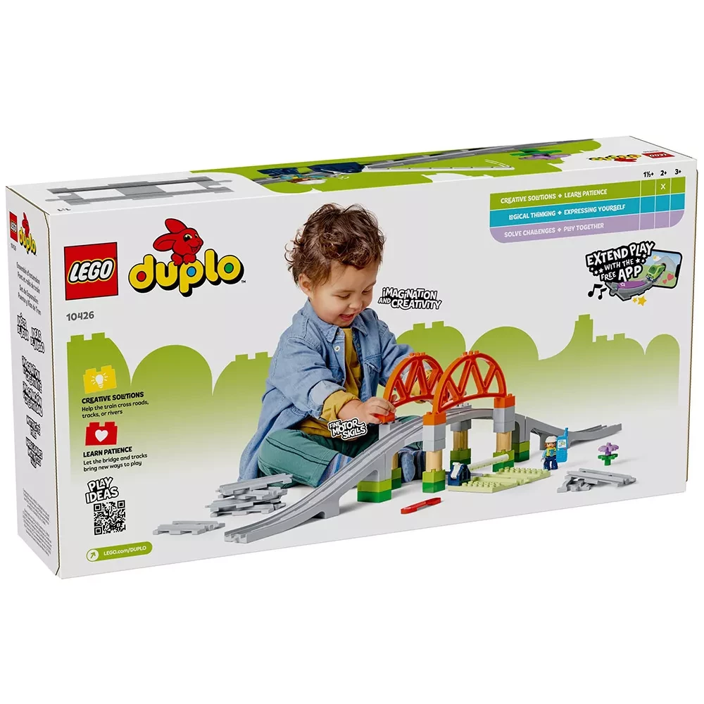 Конструктор Lego Duplo "Залізничний міст і колії. Додатковий набір", 10426 1