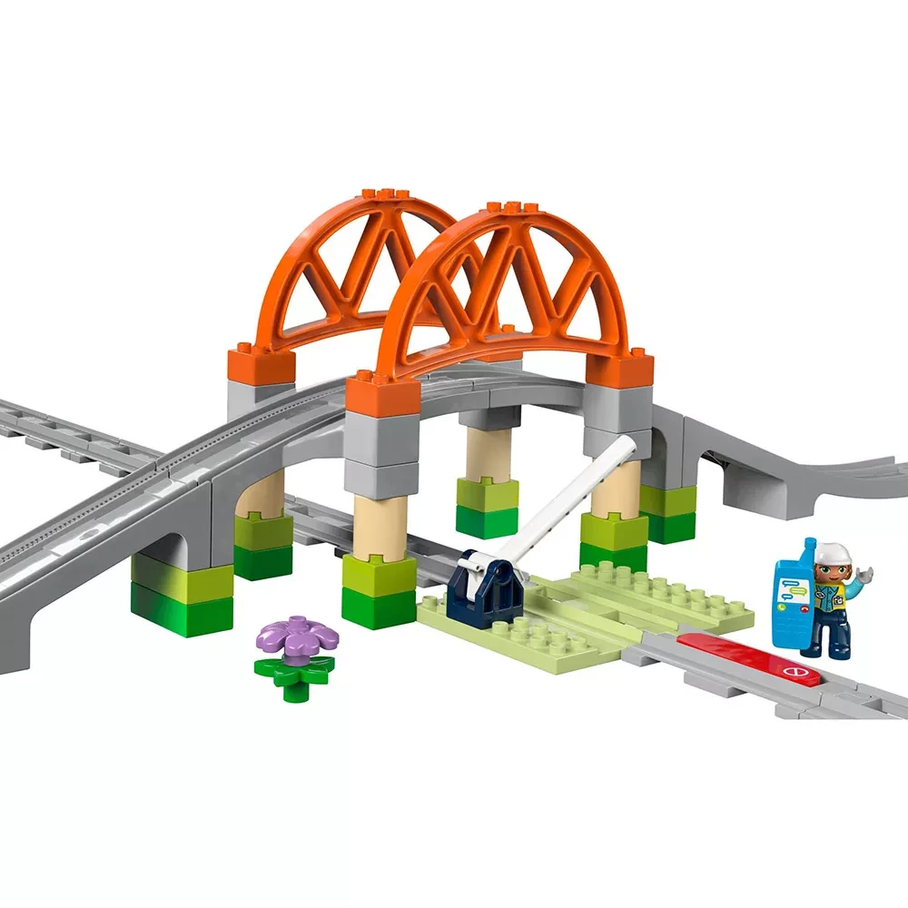 Конструктор Lego Duplo "Залізничний міст і колії. Додатковий набір", 10426 2