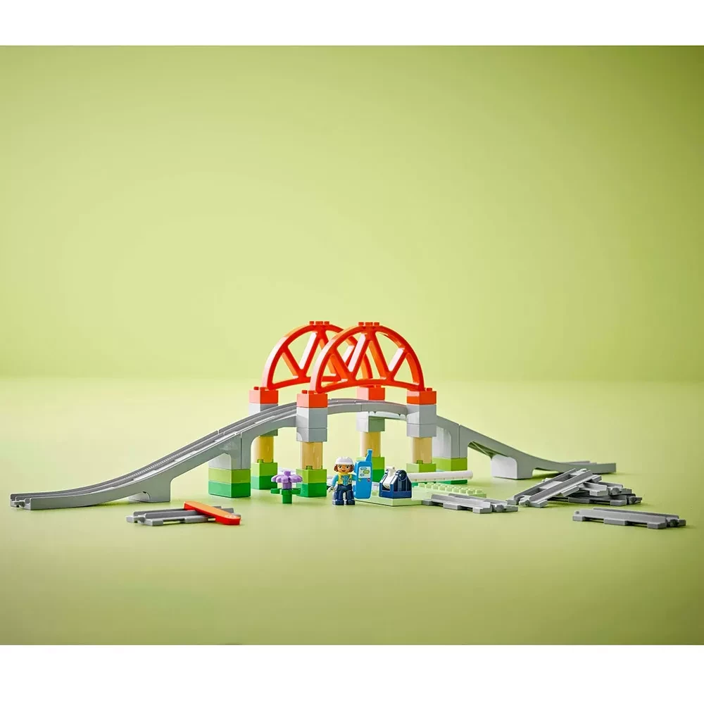 Конструктор Lego Duplo "Залізничний міст і колії. Додатковий набір", 10426 10