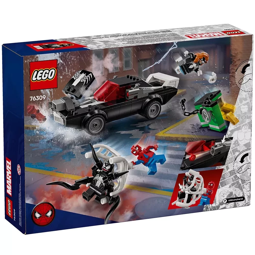 Конструктор Lego Marvel "Людина-павук проти маслкара Венома", 76309 1