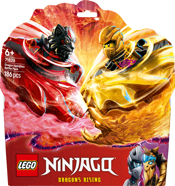 Конструктор Lego Ninjago "Бойовий набір дракона Спін-джитсу", 71826
