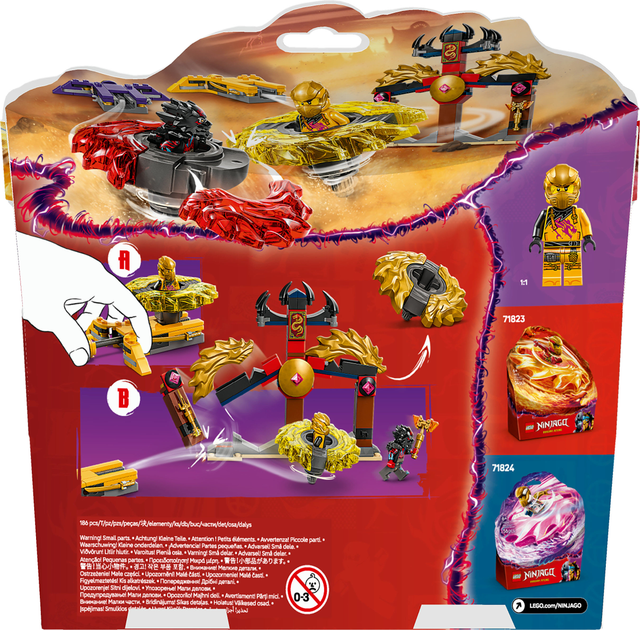 Конструктор Lego Ninjago "Бойовий набір дракона Спін-джитсу", 71826 9
