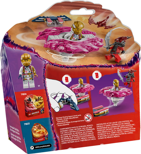 Конструктор Lego Ninjago "Дракон Сори Спін-джитсу", 71824 2