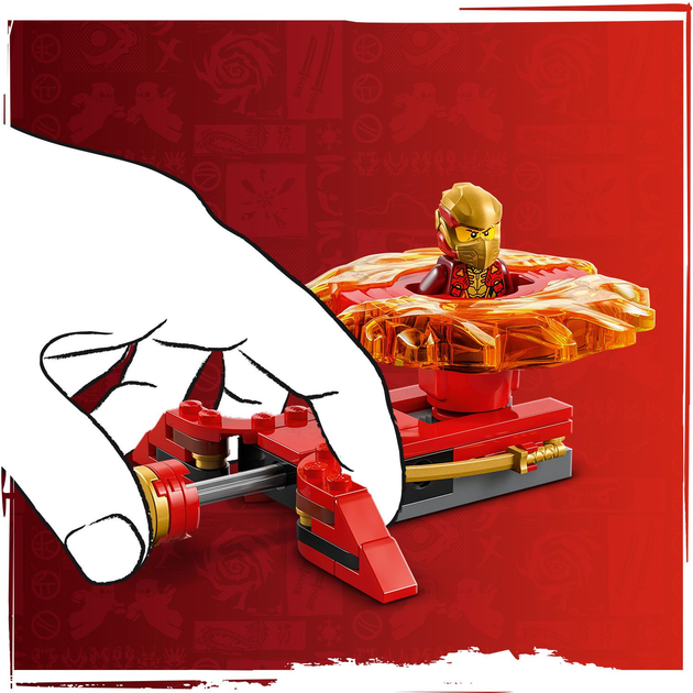 Конструктор Lego Ninjago "Дракон Кая Спін-джитсу", 71823 7