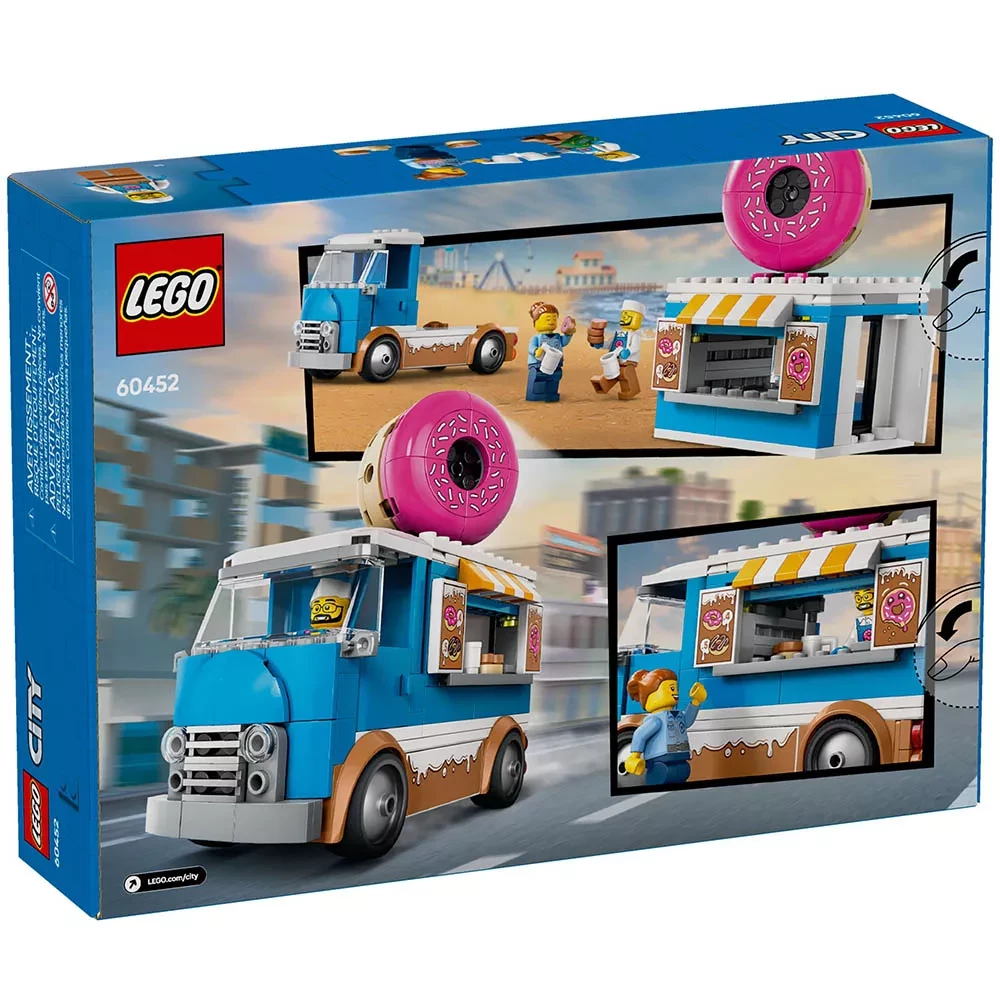 Конструктор Lego City "Грузовик с пончиками", 60452 1