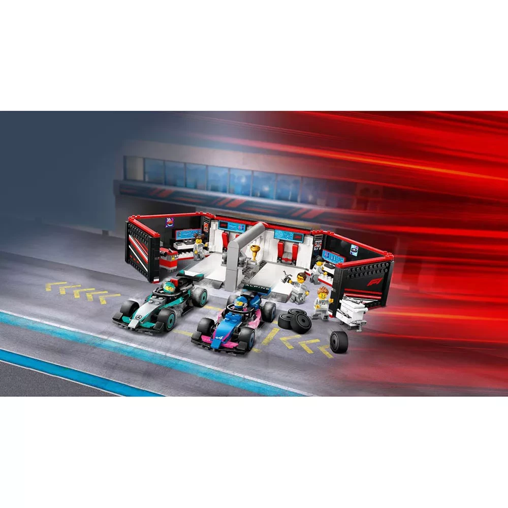 Конструктор Lego City "Гараж F1® та автомобілі Mercedes-AMG і Alpine", 60444 10