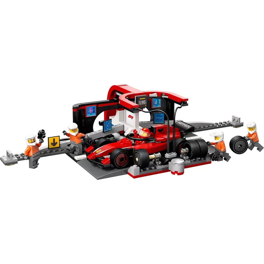 Конструктор Lego City "Піт-стоп і піт-екіпаж F1® з болідом Ferrari", 60443 2