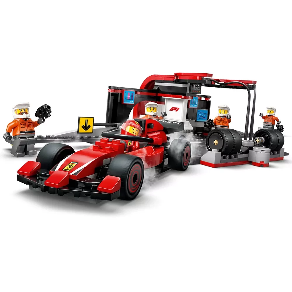 Конструктор Lego City "Піт-стоп і піт-екіпаж F1® з болідом Ferrari", 60443 4
