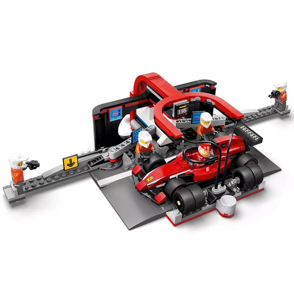 Конструктор Lego City "Піт-стоп і піт-екіпаж F1® з болідом Ferrari", 60443 6