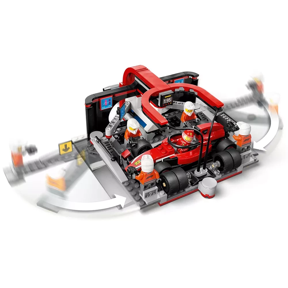 Конструктор Lego City "Піт-стоп і піт-екіпаж F1® з болідом Ferrari", 60443 7