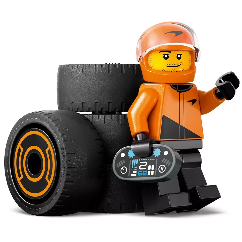 Конструктор Lego City "Пілот F1® з автомобілем для перегонів команди McLaren", 60442 3