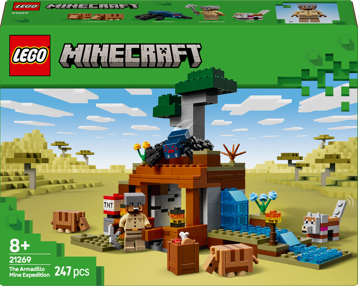 Конструктор Lego Minecraft "Шахтна експедиція "Броненосець", 21269