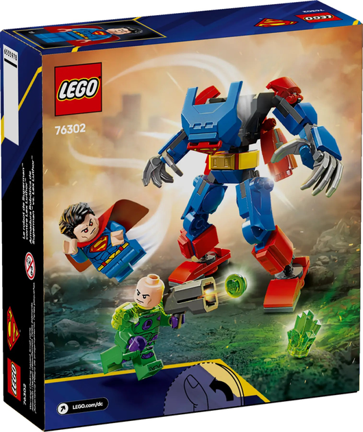 Конструктор Lego DC "Супермен-робот проти Лекса Лютора", 76302