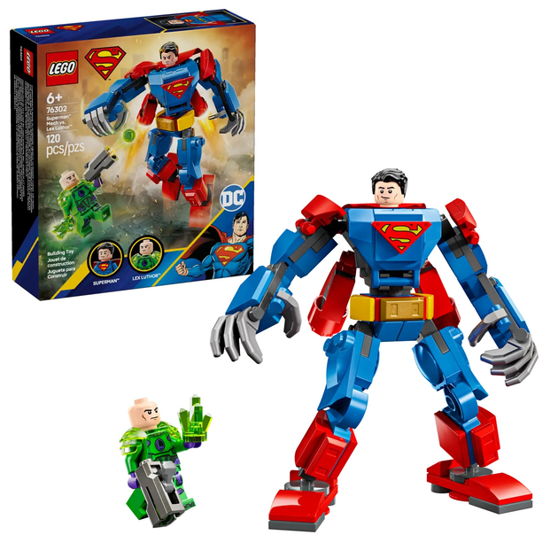 Конструктор Lego DC "Супермен-робот проти Лекса Лютора", 76302 1