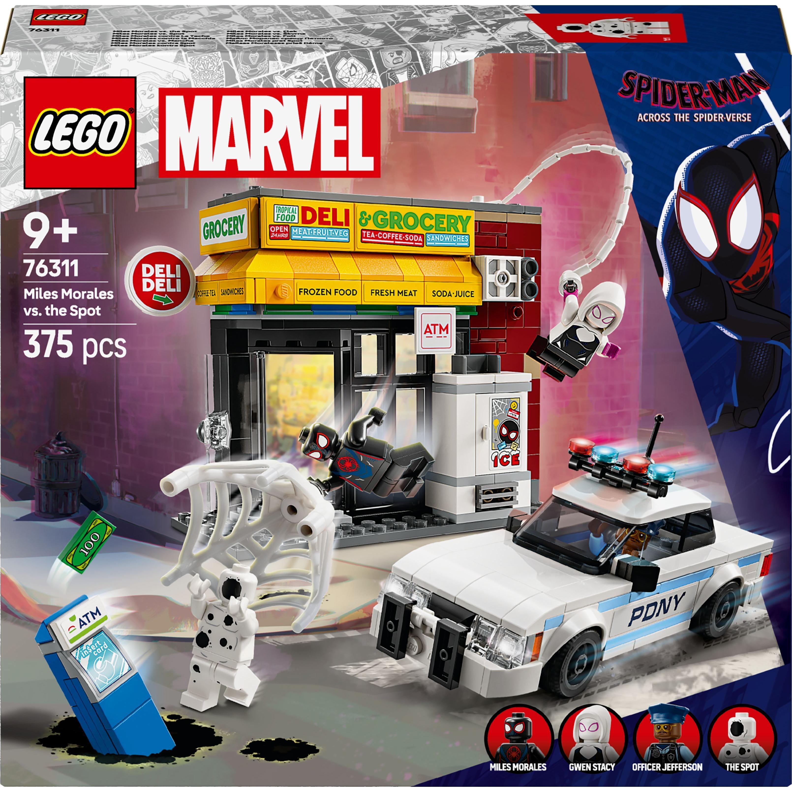 Конструктор Lego Marvel "Всесвіт-павук: Майлз Моралес проти Плями", 76311