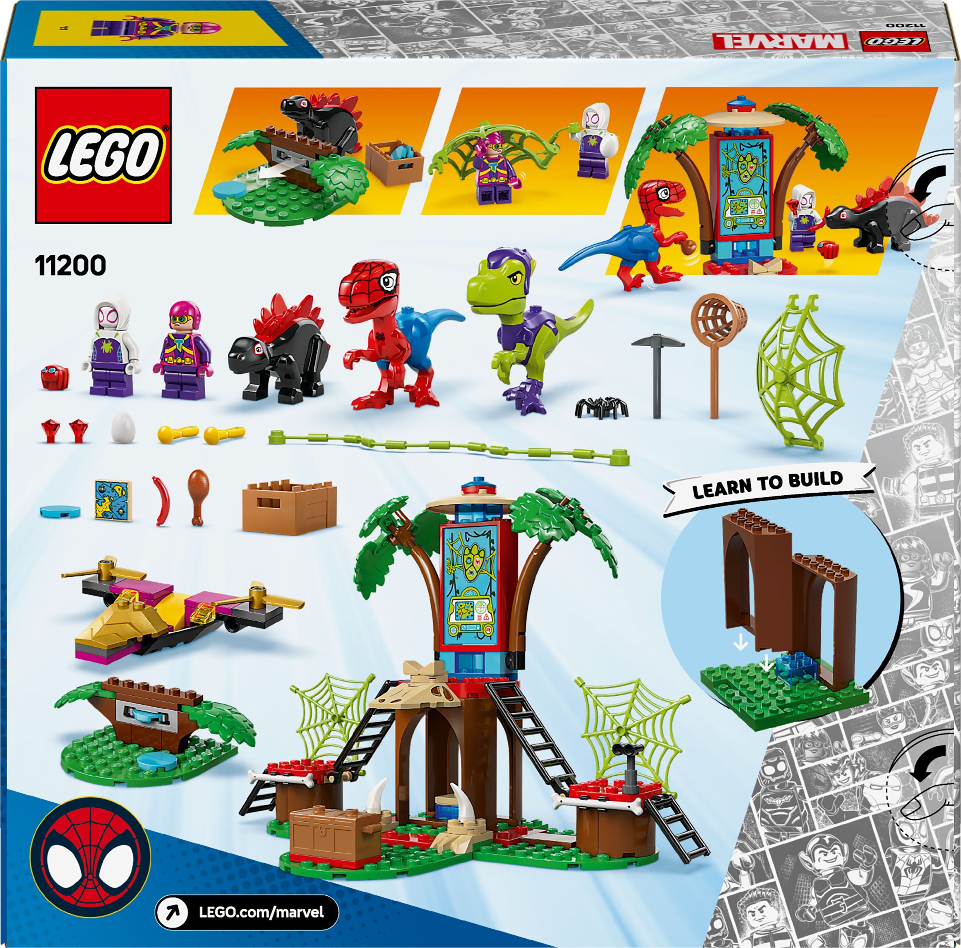 Конструктор Lego Marvel "Битва Паука и раптора Гобби в штаб-доме на дереве", 11200 10