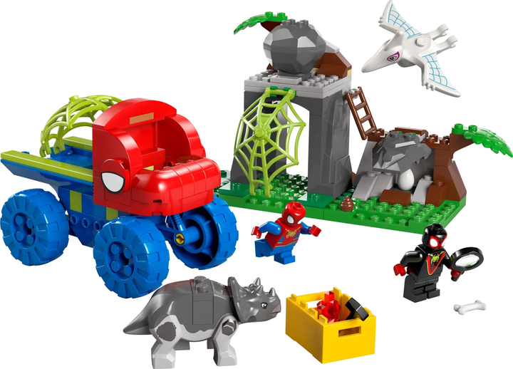 Конструктор Lego Marvel "Динозаврий спасательный транспорт команды Паука", 11199 4