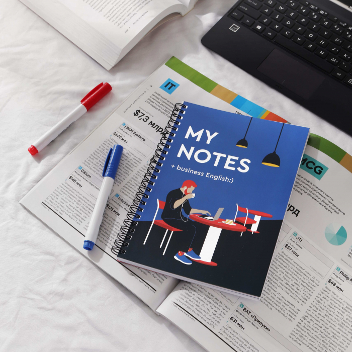 Блокнот My Notes + business English, Gifty, AA-0170209 2
