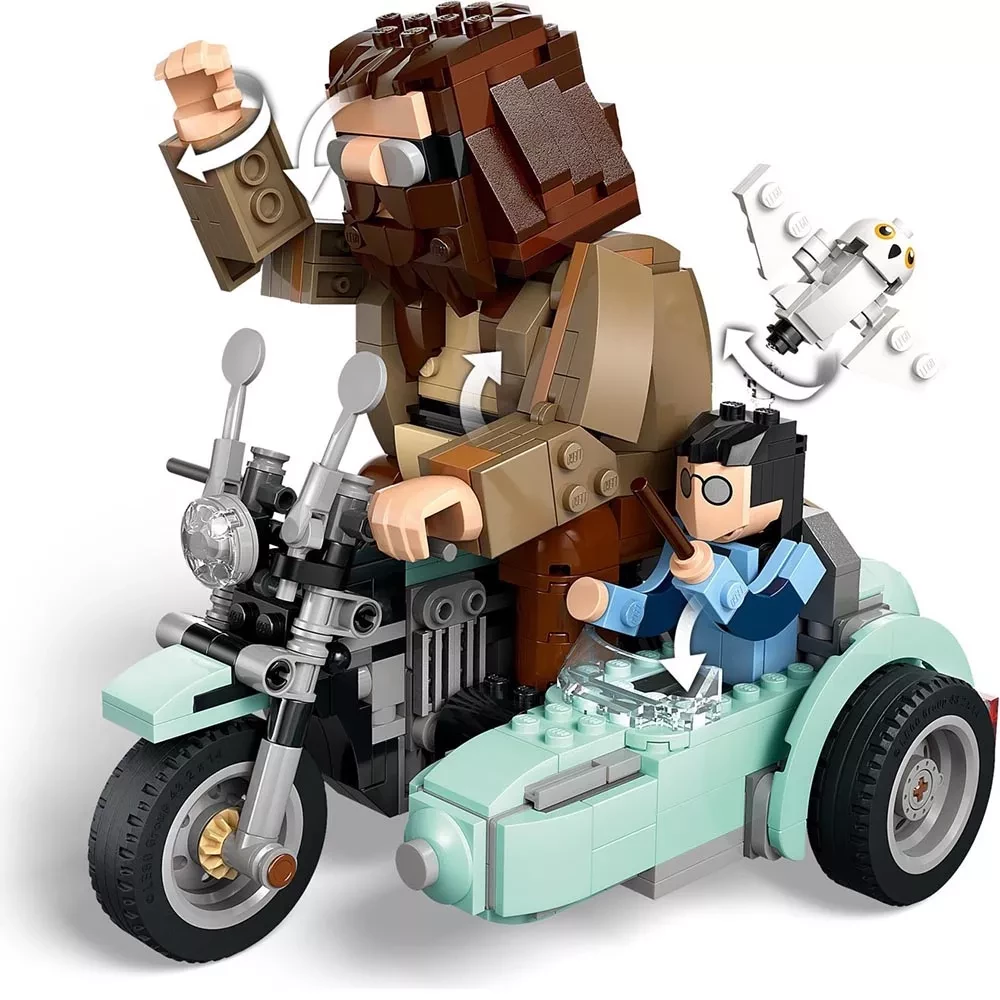 Конструктор Lego Harry Potter "Поїздка Геґріда й Гаррі на мотоциклі", 76443 3