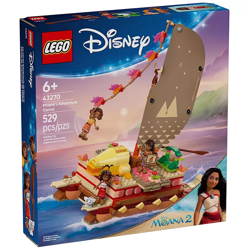 Конструктор Lego Disney "Пригодницьке каное Ваяни", 43270