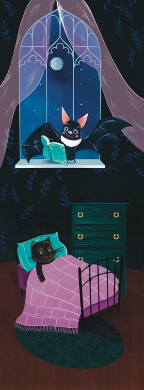 Закладка для книги «Кажан та Кошеня. Перед сном»
