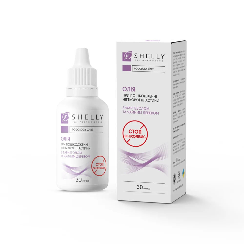 Олія при пошкодженні нігтьової пластини Стоп Оніхоліхис Shelly 30 мл, 764738