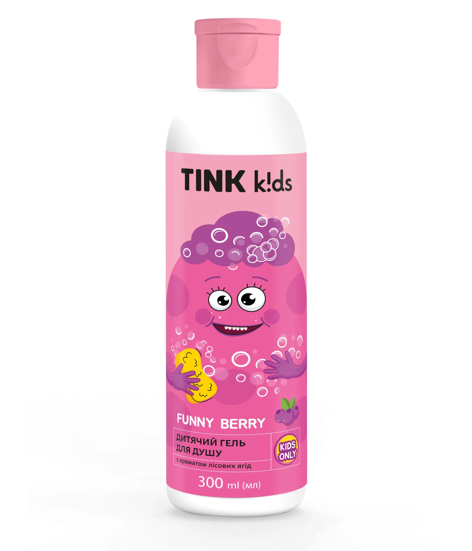 Дитячий гель для душу Funny Berry Tink kids 300 мл, 289683