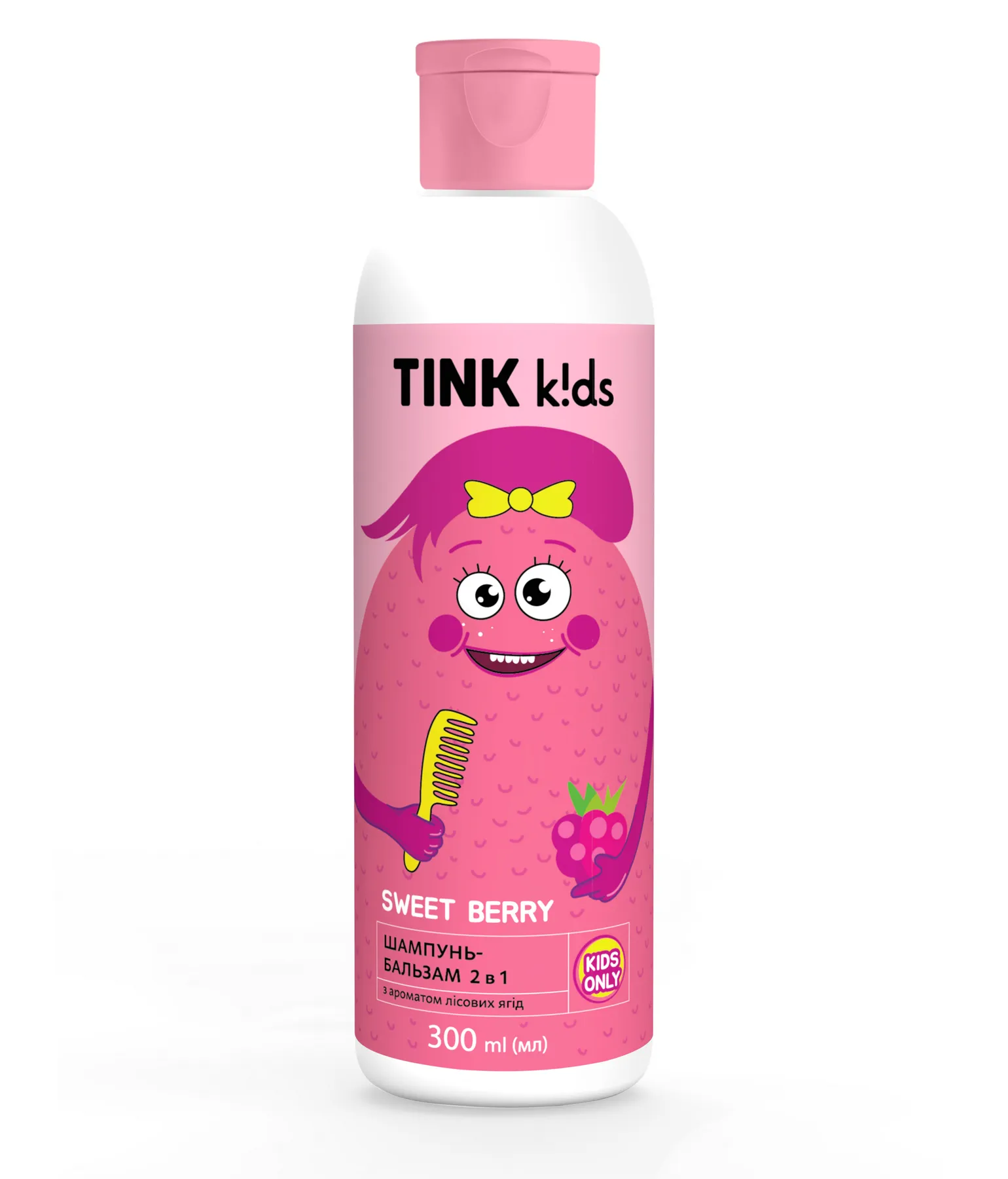 Шампунь-бальзам 2 в 1 Sweet Berry Tink kids 300 мл, 289692