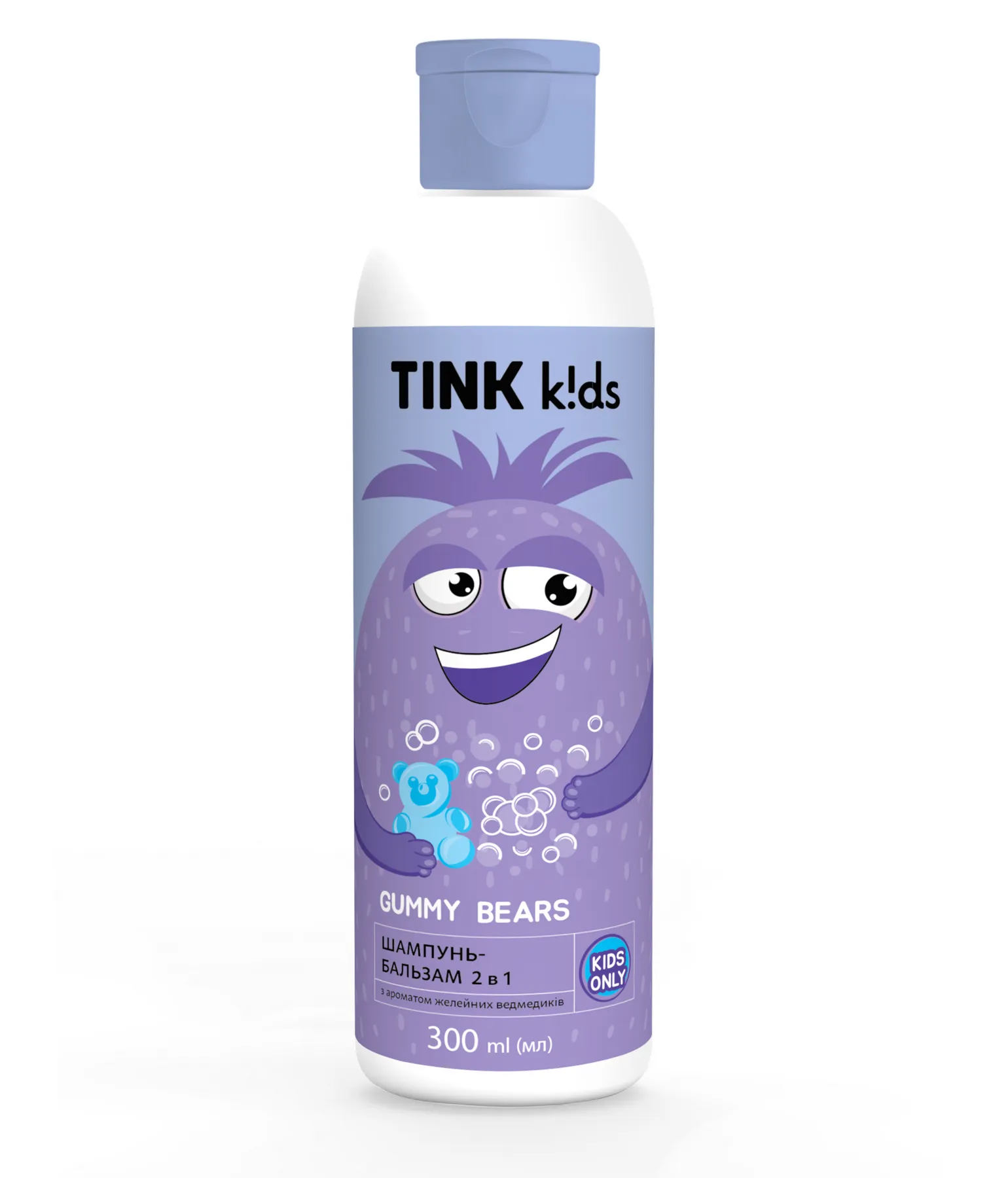 Шампунь-бальзам 2 в 1 Gummy Bears Tink kids 300 мл, 289693