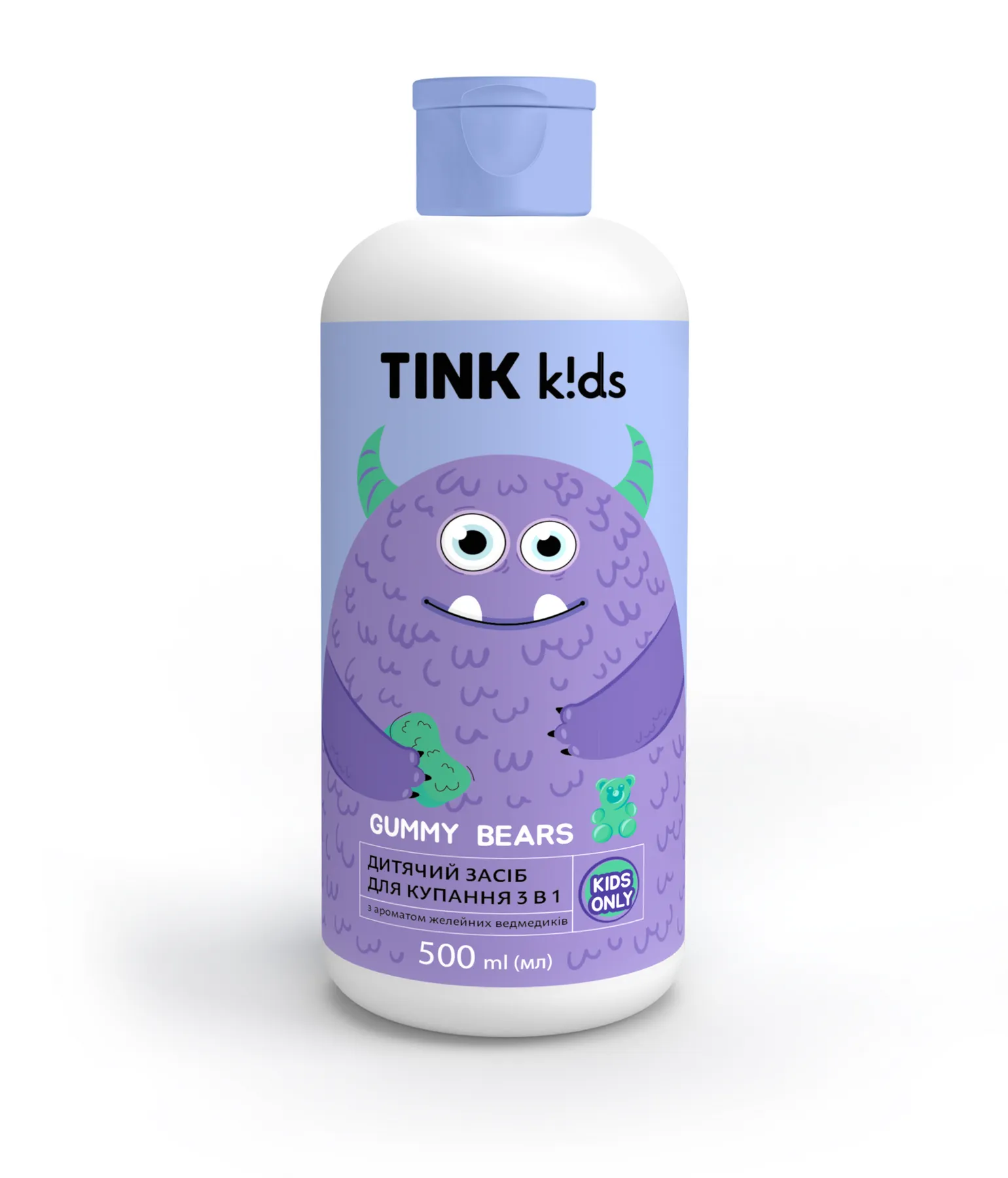 Дитячий засіб для купання 3 в 1 Gummy Bears Tink kids 500 мл, 289695