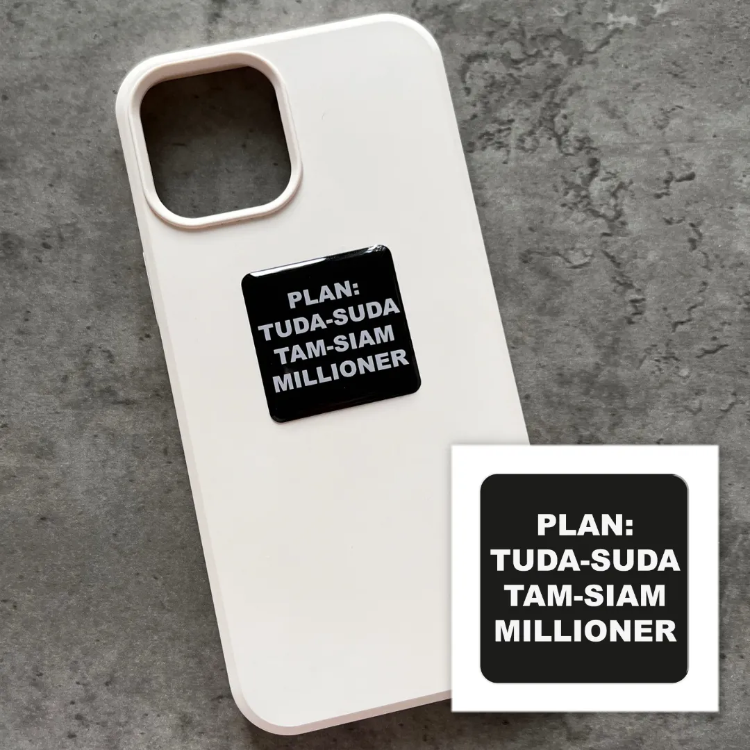 3D стікер "Plan: tuda-suda" 1